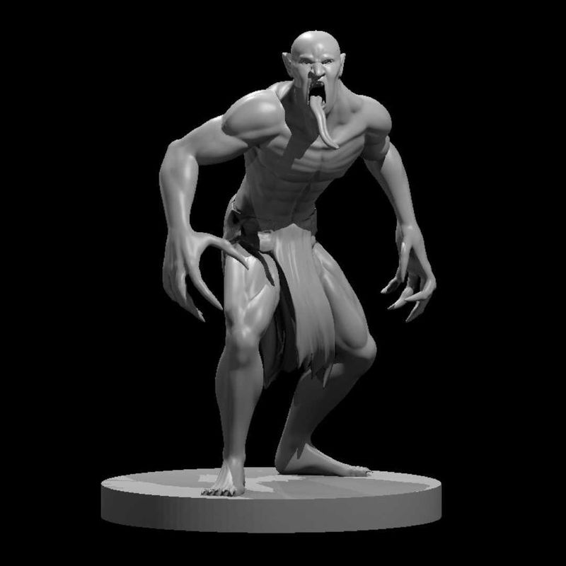 Moon Star Board Games Ghoul miniatures for Dungeons and Dragons, Pathfinder, GURPS and more!