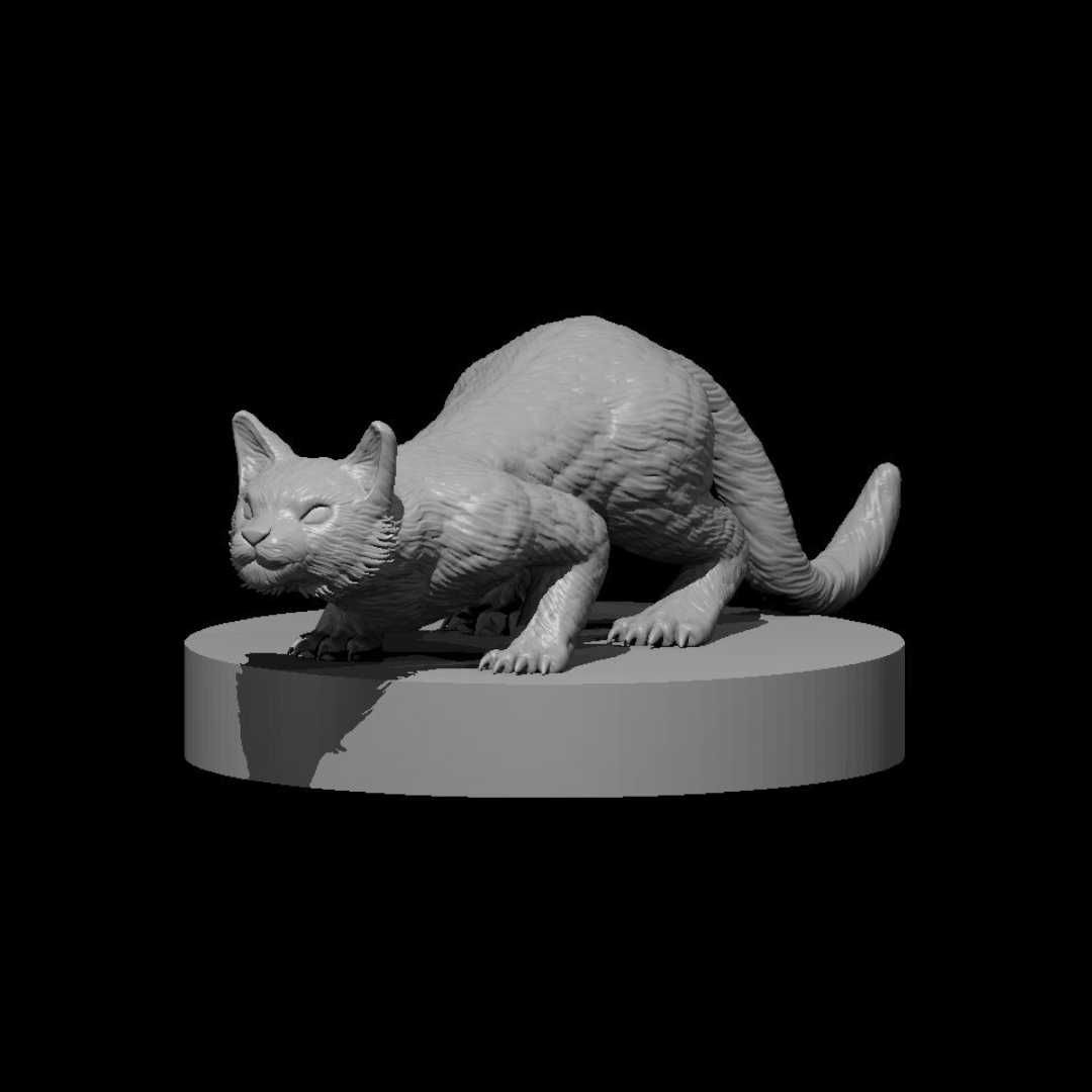 Moon Star Board Games Cat miniatures for Dungeons and Dragons, Pathfinder, GURPS and more!