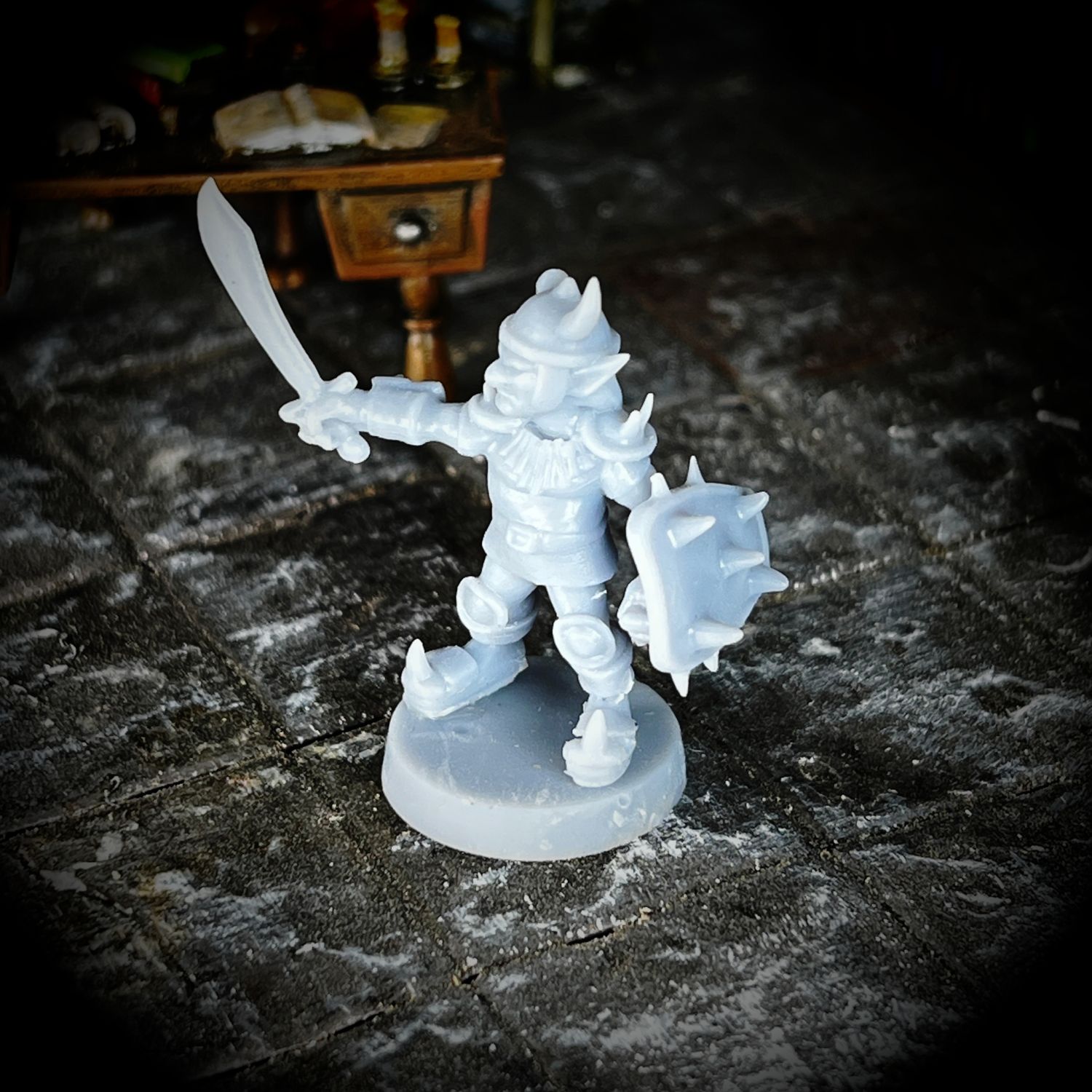 Goblin Boss - Fantasy TTRPG Miniatures