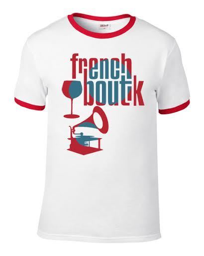 T-Shirt France Colors + Intl Ship (XL Mens only)