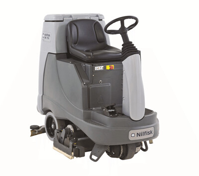 NILFISK BR755C Cylindrical Ride On Scrubber