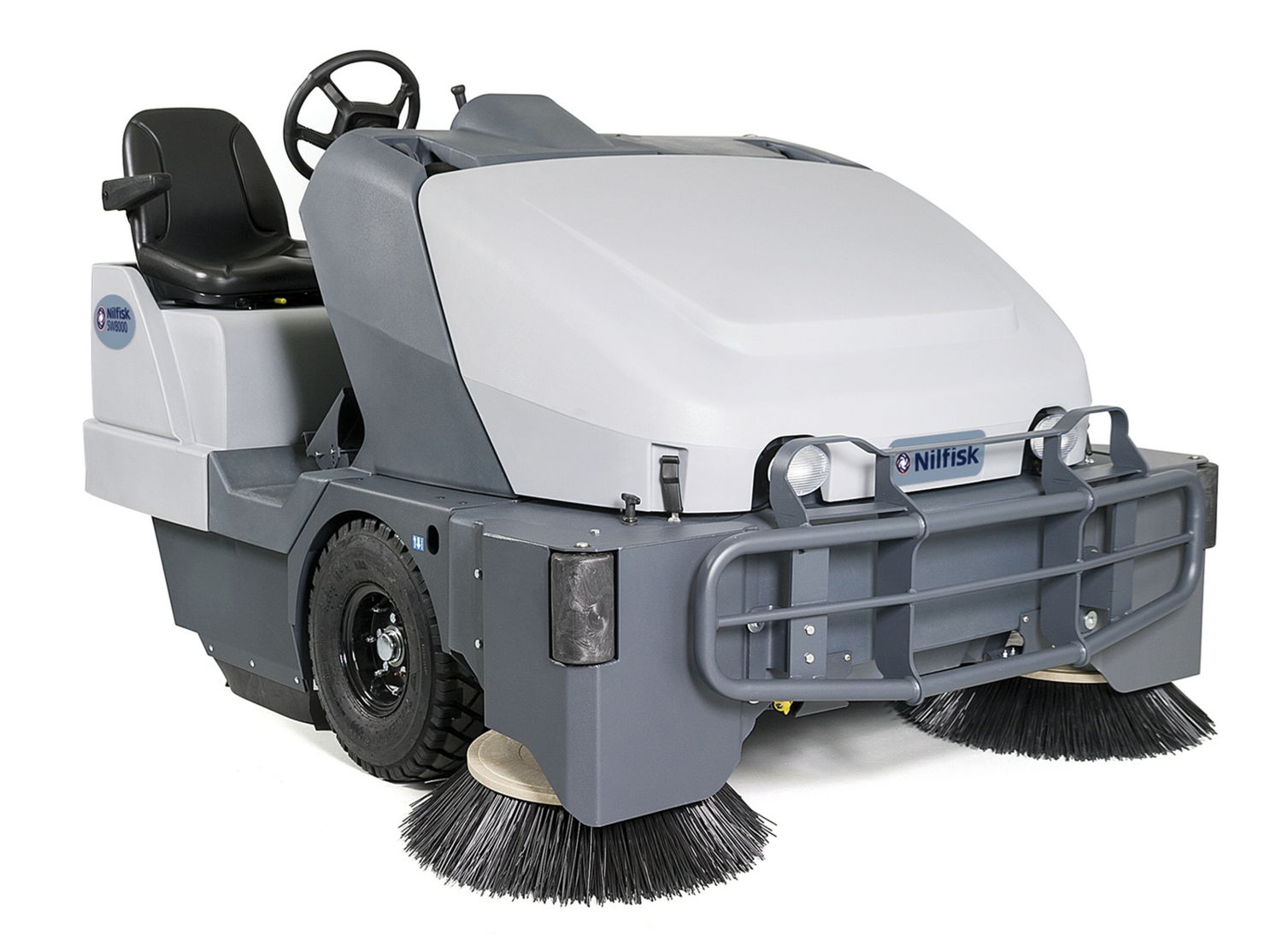 Nilfisk SW8000 Large Industrial Ride on sweeper