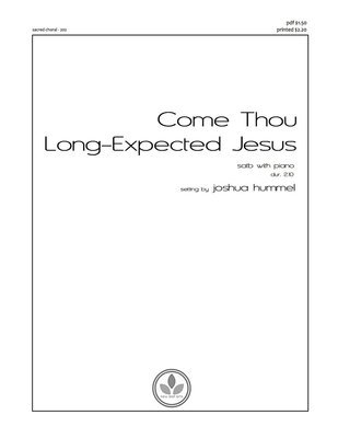 COME, THOU LONG-EXPECTED JESUS - SATB with piano
