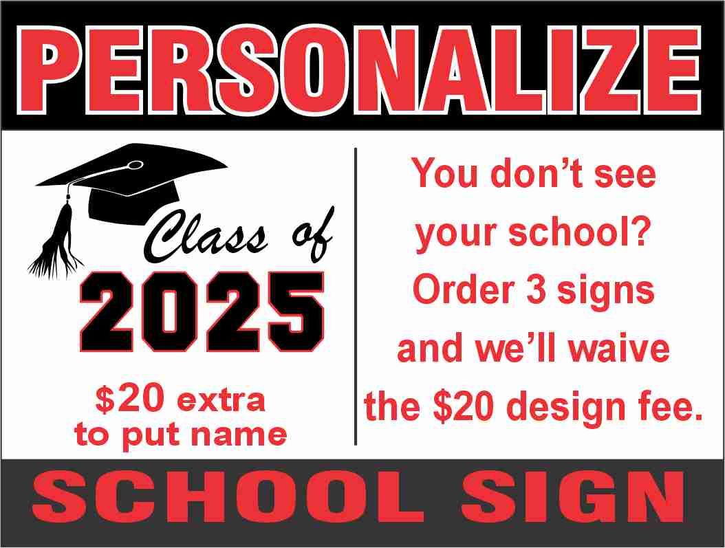 2026 Personalize Sign