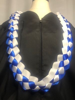 Graduation Lei braided thick ribbon