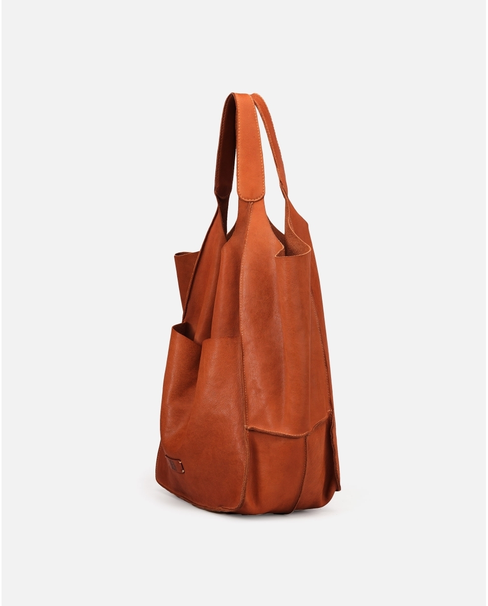 Sac shopping en cuir BIBA