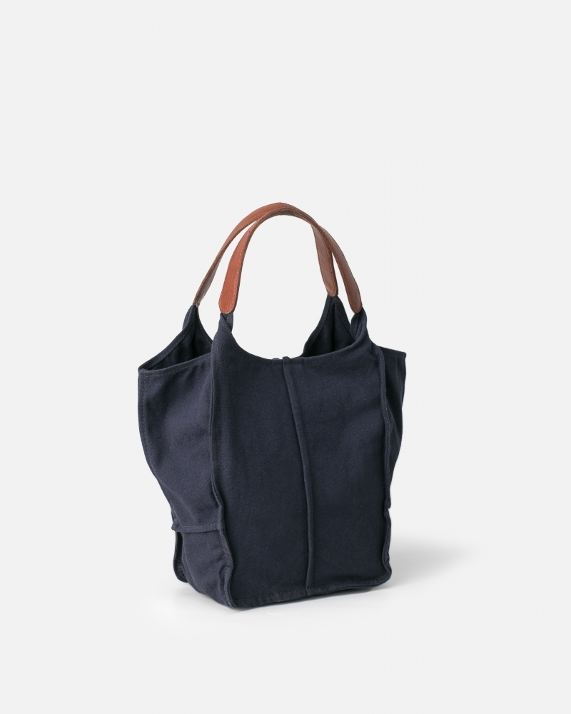 Sac shopping bleu BIBA