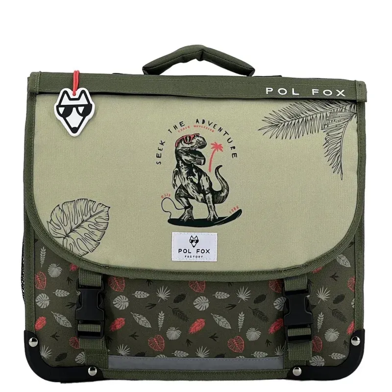 Cartable 35cm Dinosaure (réversible) POL FOX