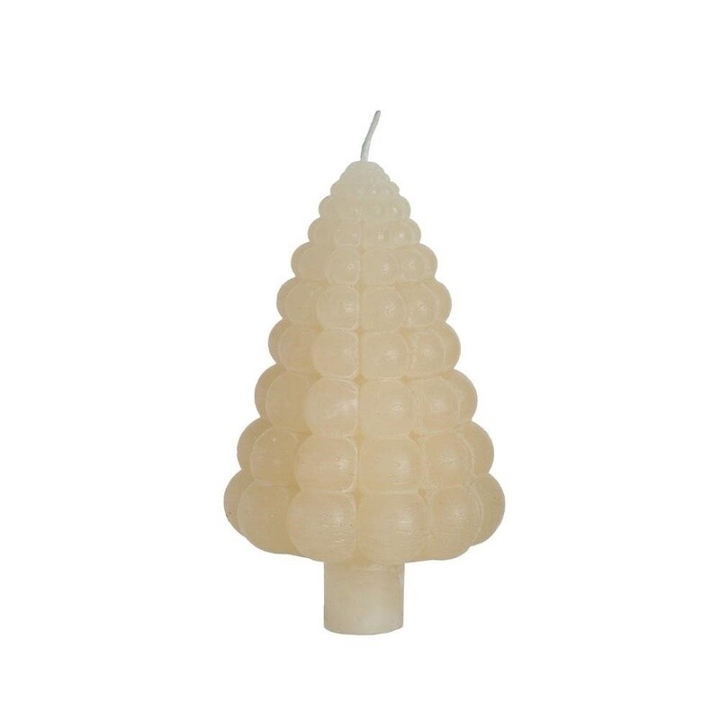 Boom Bubbel Kaars Cremé