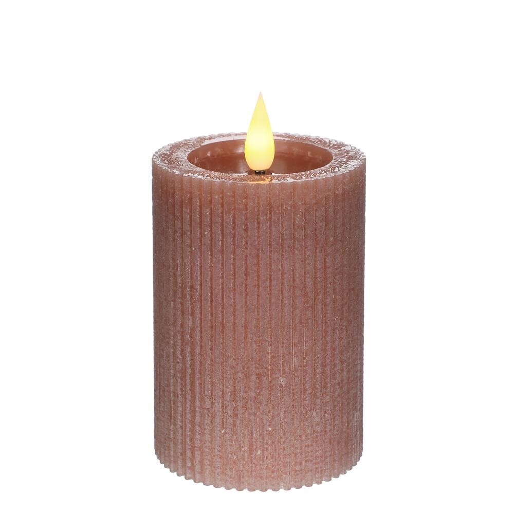 Pilaarkaars LED Mauve Groot