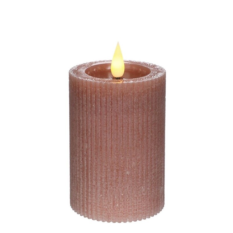 Pilaarkaars LED Mauve Groot