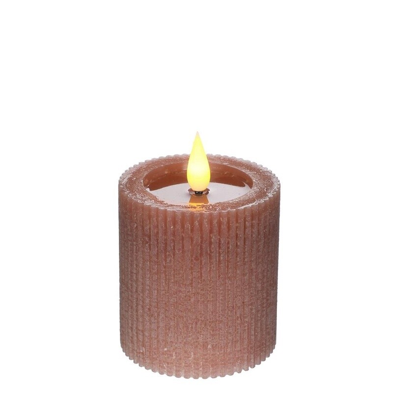 Pilaarkaars LED Mauve Klein