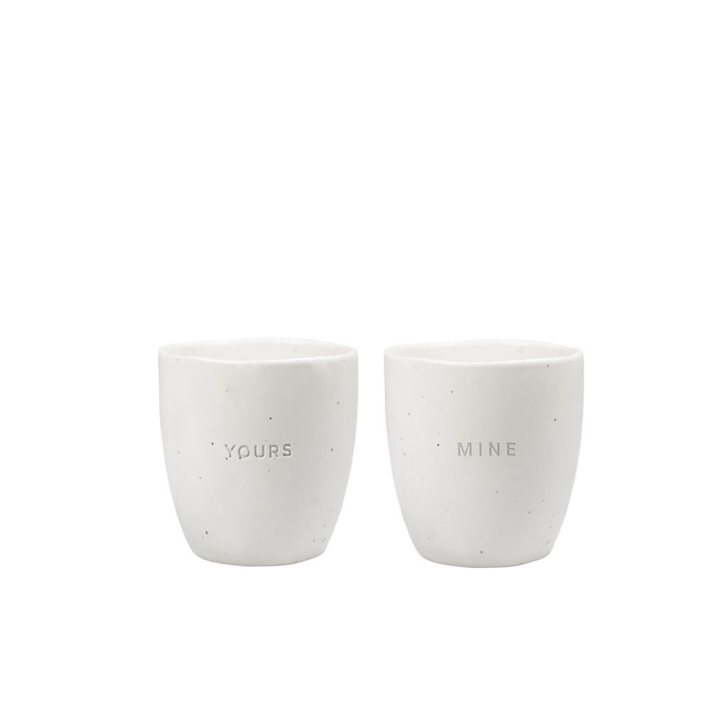 Mok Yours - Mine, Set Van 2, 175 ml