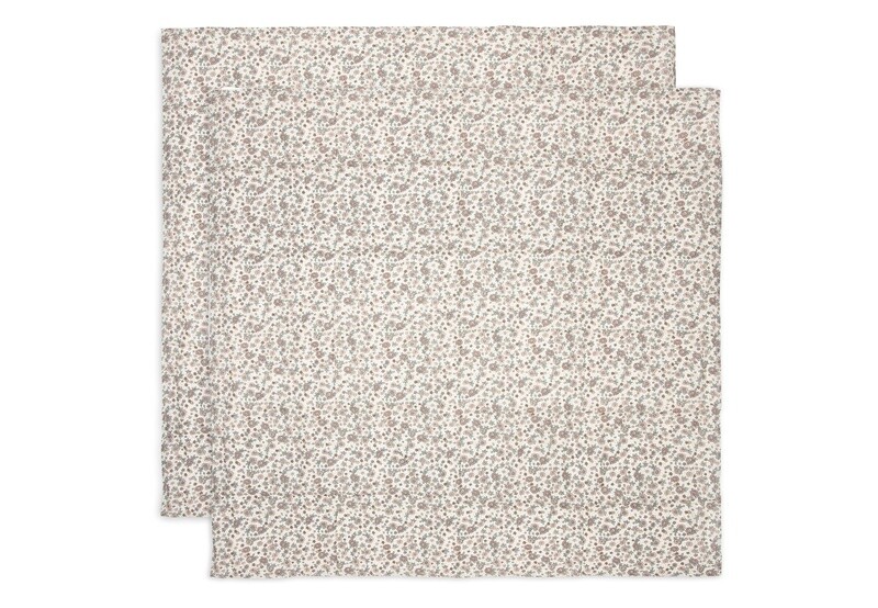 Hydrofiele Doek Large 115x115cm Retro Flowers (2pack)