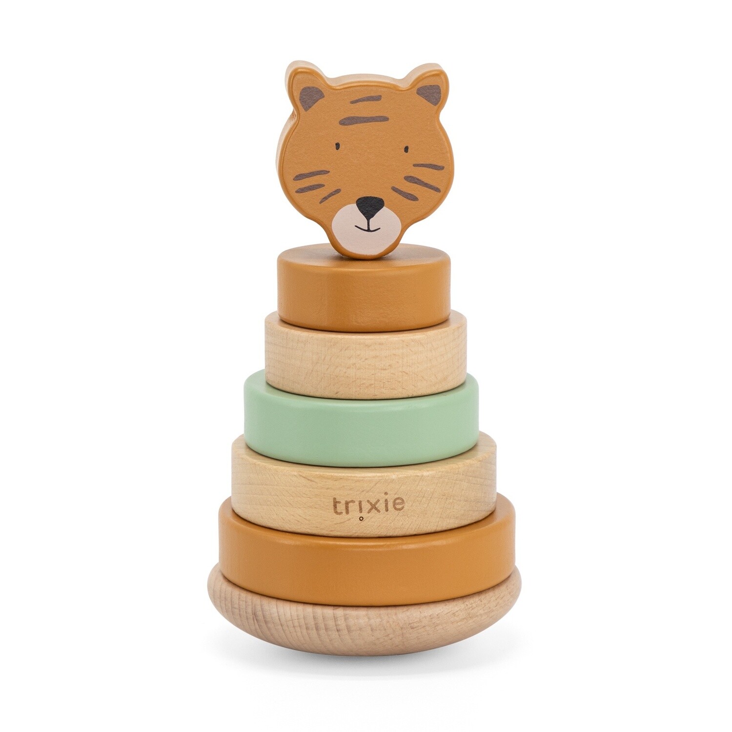 Wooden stacking toy - Mr. Lion