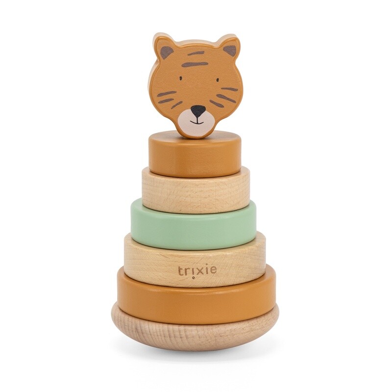 Wooden stacking toy - Mr. Lion