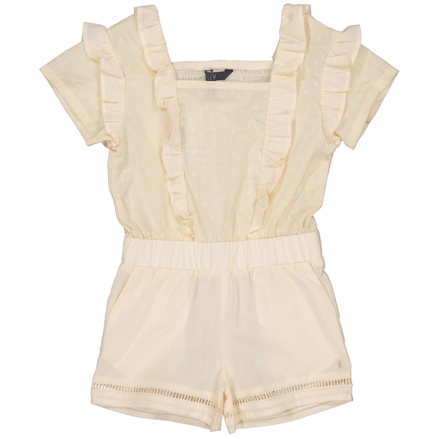 Levv - Playsuit Ivory White
