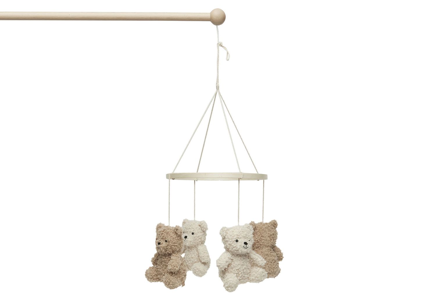 Baby Mobiel Teddy Bear Naturel/Biscuit