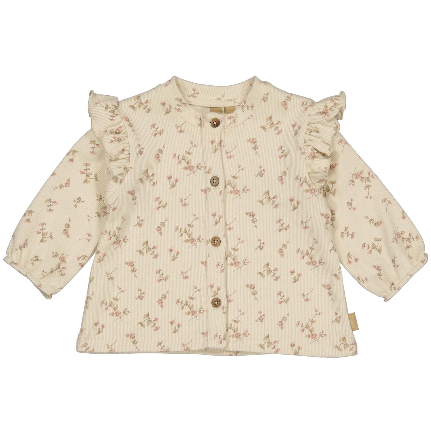 Jaimie shirt white flower, maat: 56