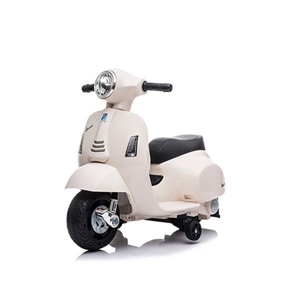 Happy Baby - Vespa Scooter Electrisch Wit Creme