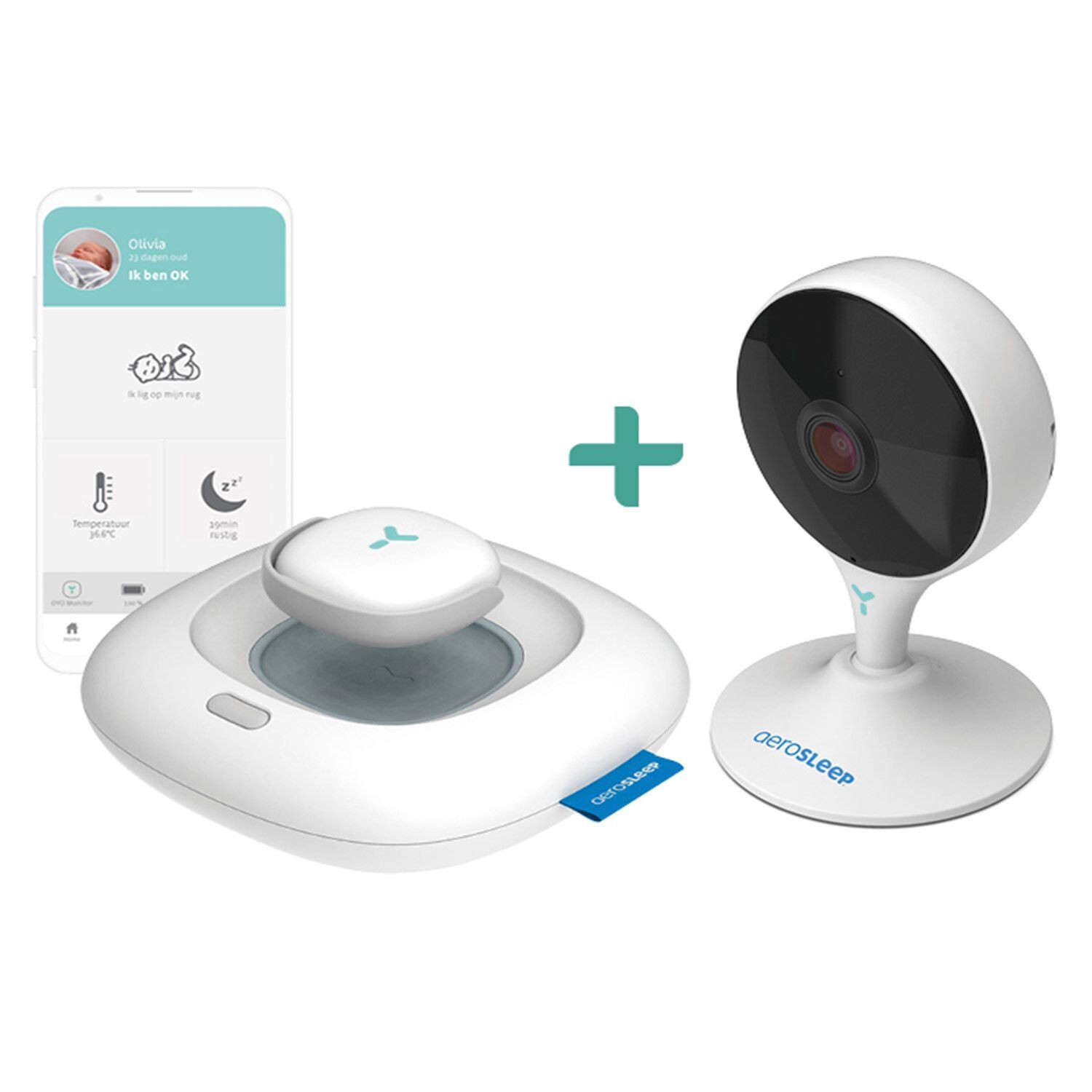 Aerosleep - Oyo base station + clip + camera nl/fr nl/fr