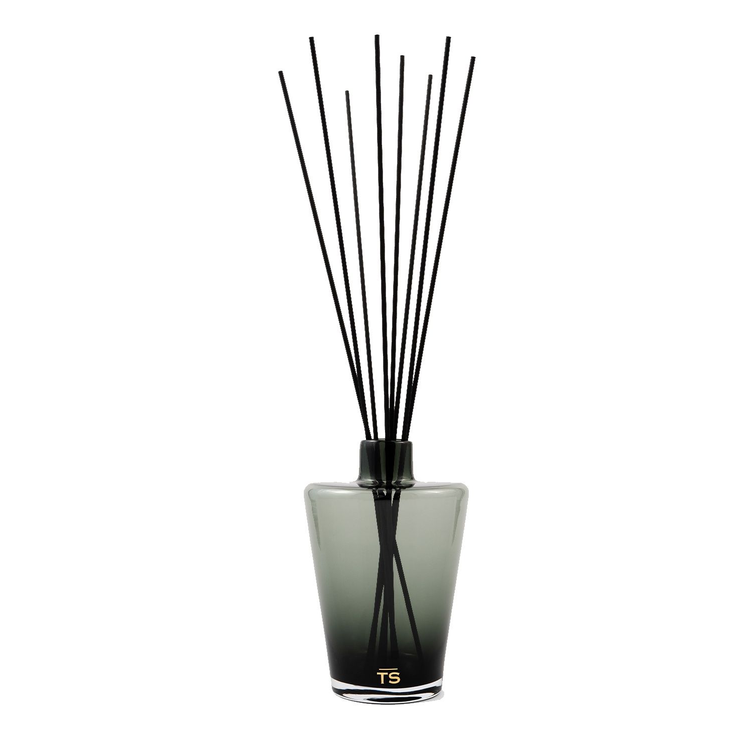 TED SPARKS - Glass Diffuser Bottle 1L &amp; Sticks  - Smoky Black