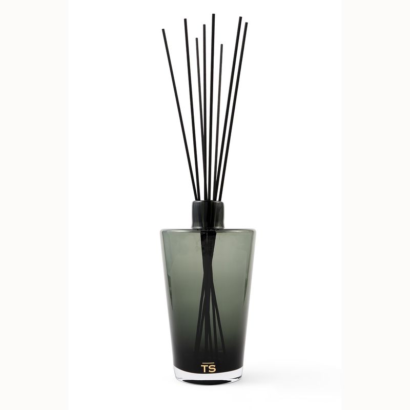 TED SPARKS - Glass Diffuser Bottle 2L &amp; Sticks  - Smoky Black