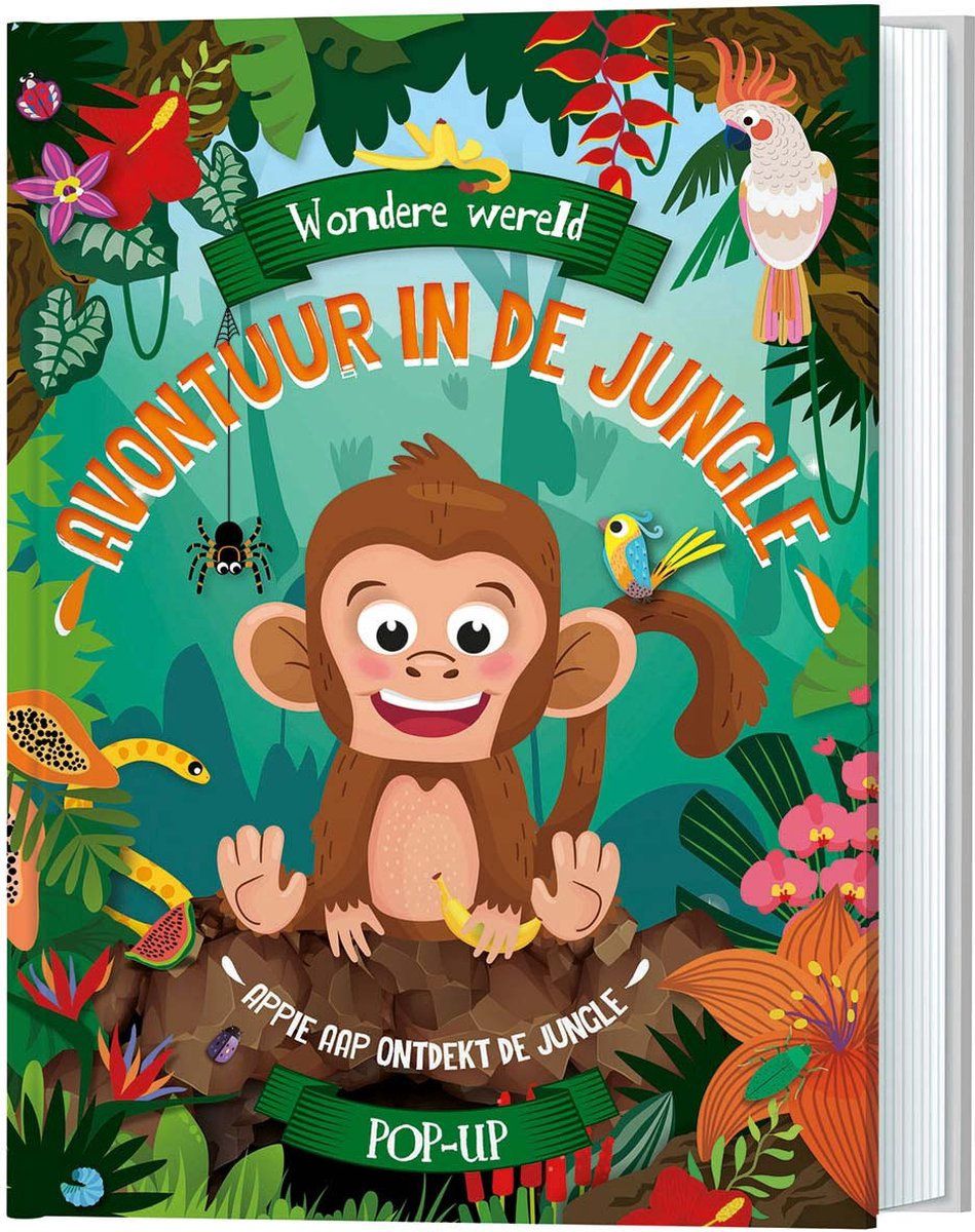 wondere wereld pop up - Avontuur in de jungle