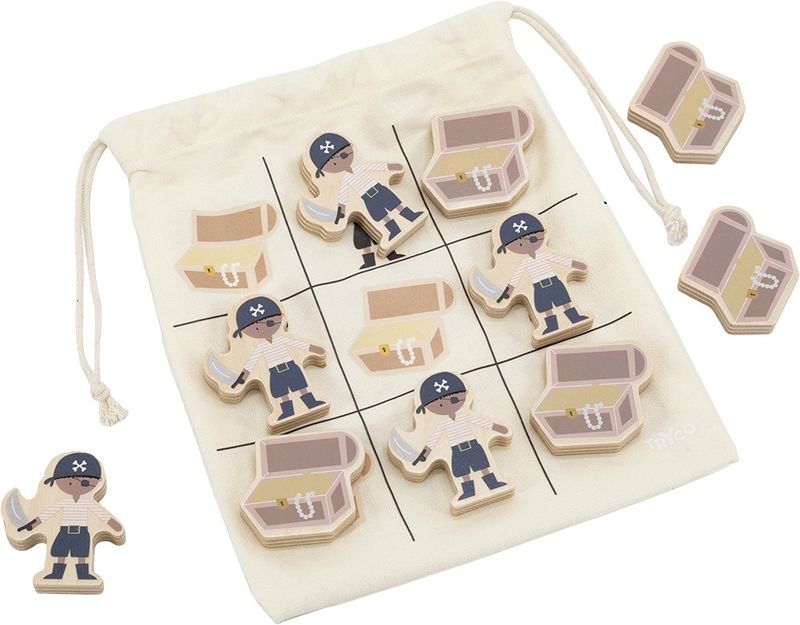 Tryco - Wooden Tic Tac Toe Pirate