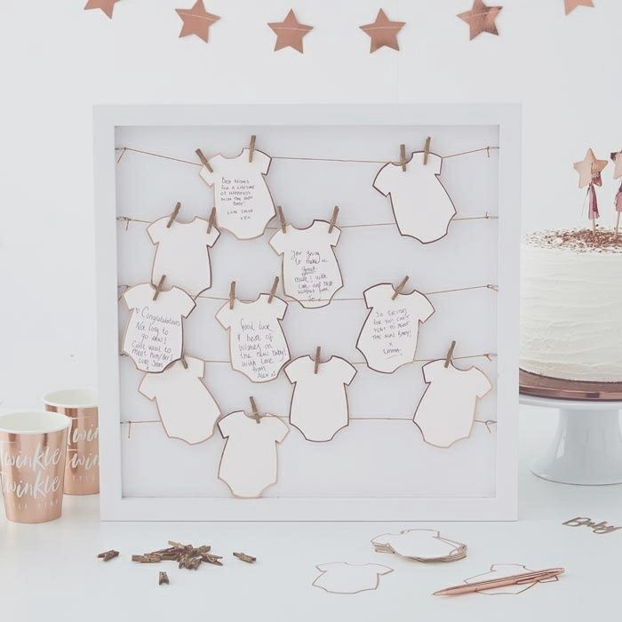 Ginger Ray - Babyshower gastenboek frame