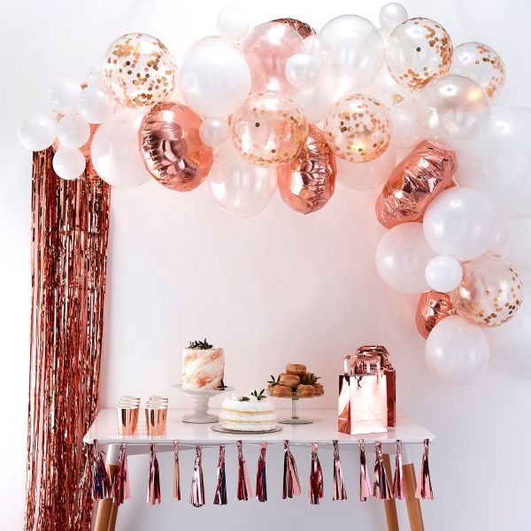 Ginger Ray - Ballonnen pakket rose goud compleet
