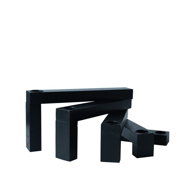 Candle holder coen black