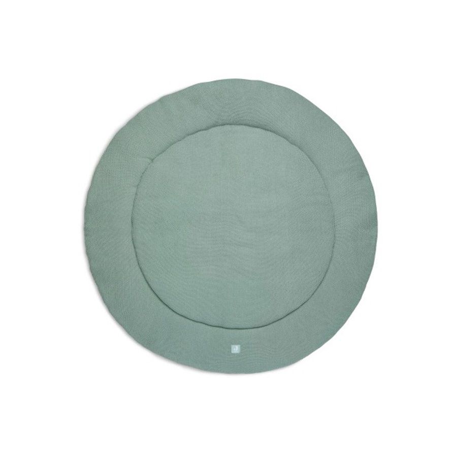 Jollein - Boxkleed Rond 95cm Basic Knit - Forest Green