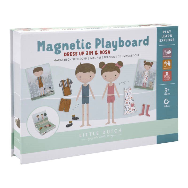 Little Dutch Magnetisch speelbord Jim &amp; Rosa