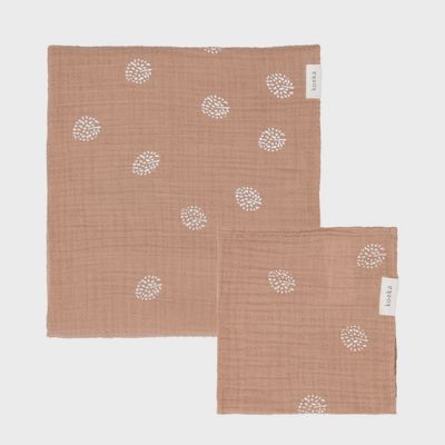 Koeka - Hydrofiele doek + spuugdoekje wonder soft earth - one size