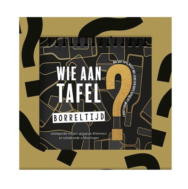 Wie aan tafel? Borreltijd
