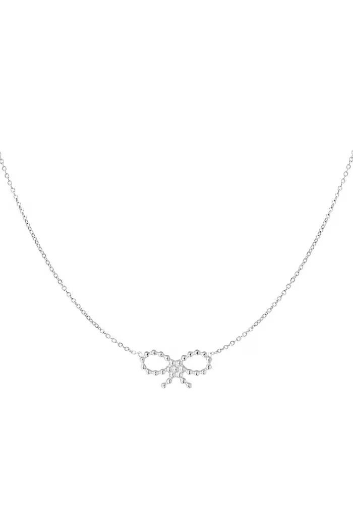 Ketting bows sunday - Zilver kleur