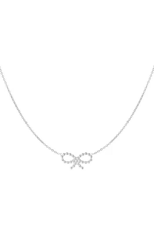 Ketting bows sunday - Zilver kleur