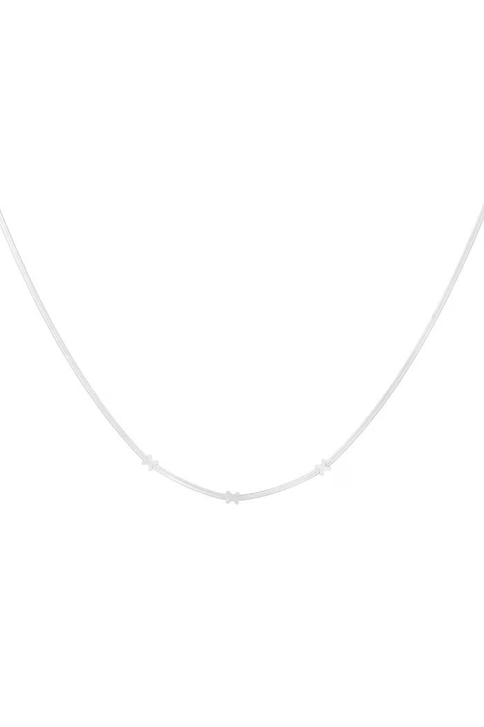 Triple X Amsterdam ketting - Zilver kleur