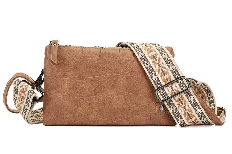 Camel schoudertasje / crossbody Sheffield