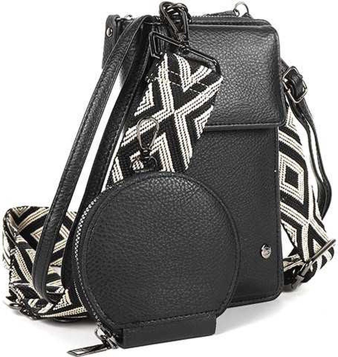 Black portemonnee / telefoontasje Gouda