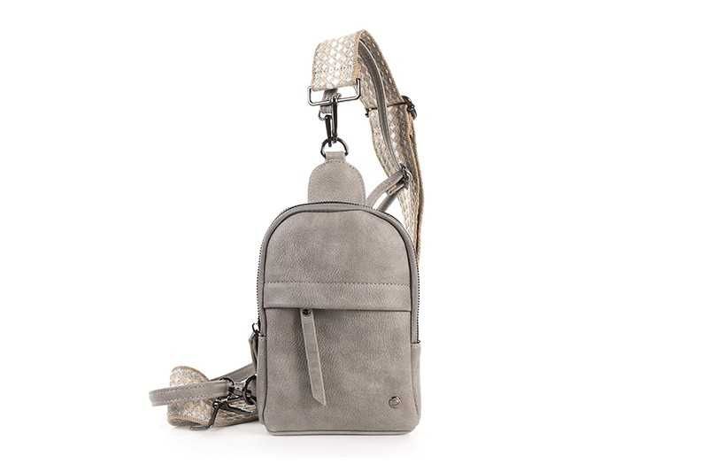 Grijs crossbodytas Bakkum