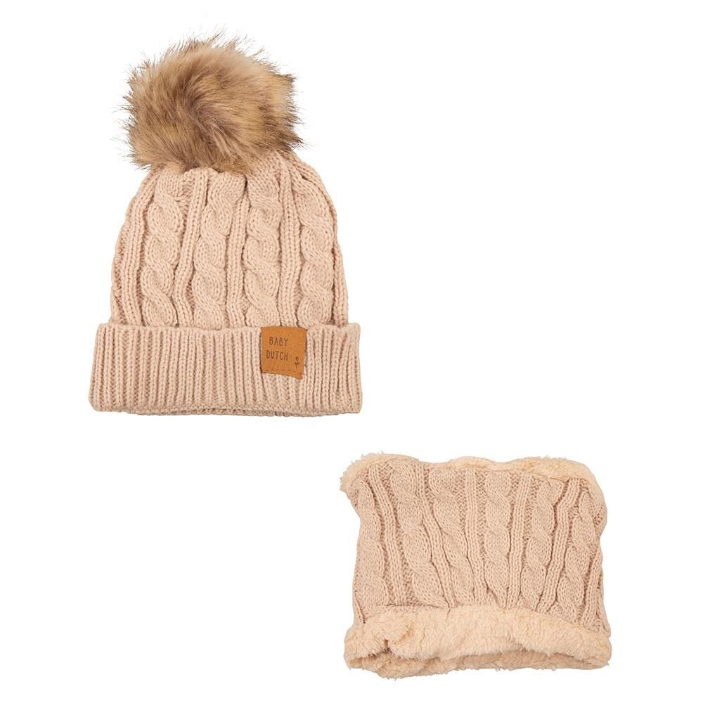 Baby Dutch - Wintermuts Set Beige