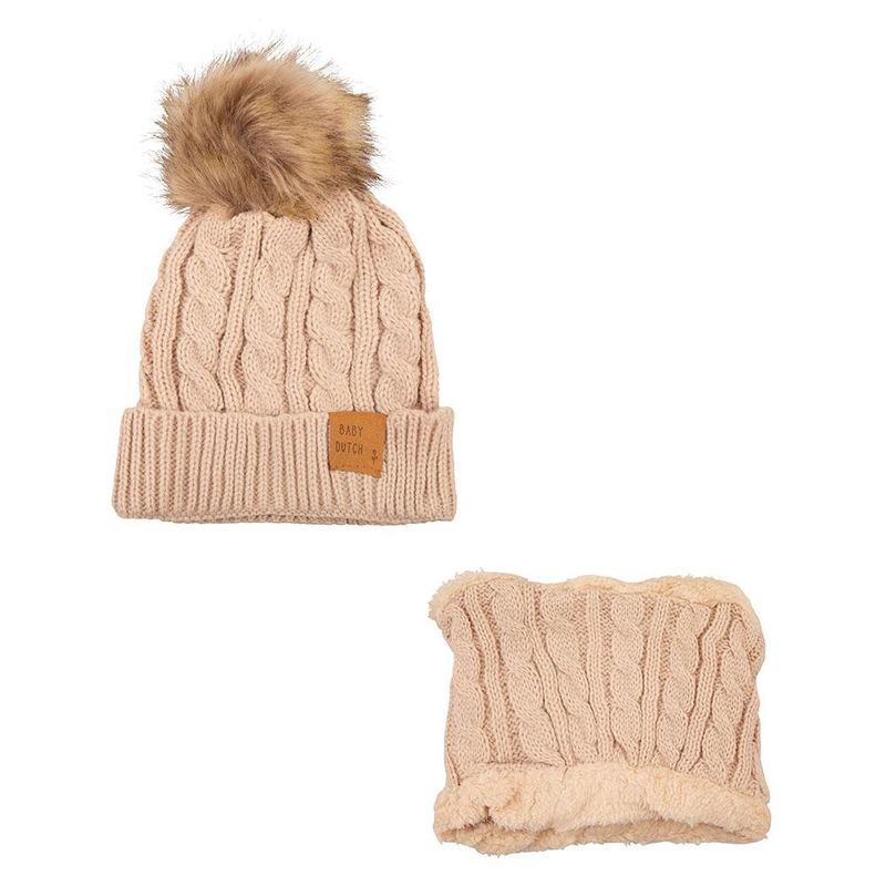 Baby Dutch - Wintermuts Set Beige