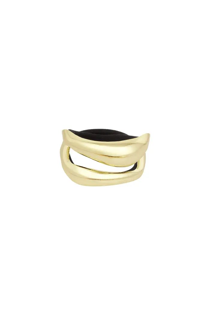 Bold glow hair elastic - Gold color