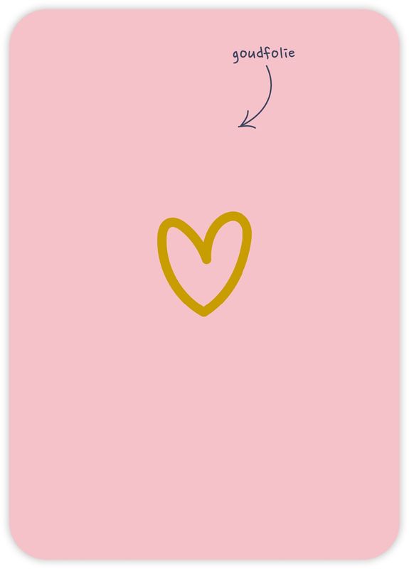 Roze hart