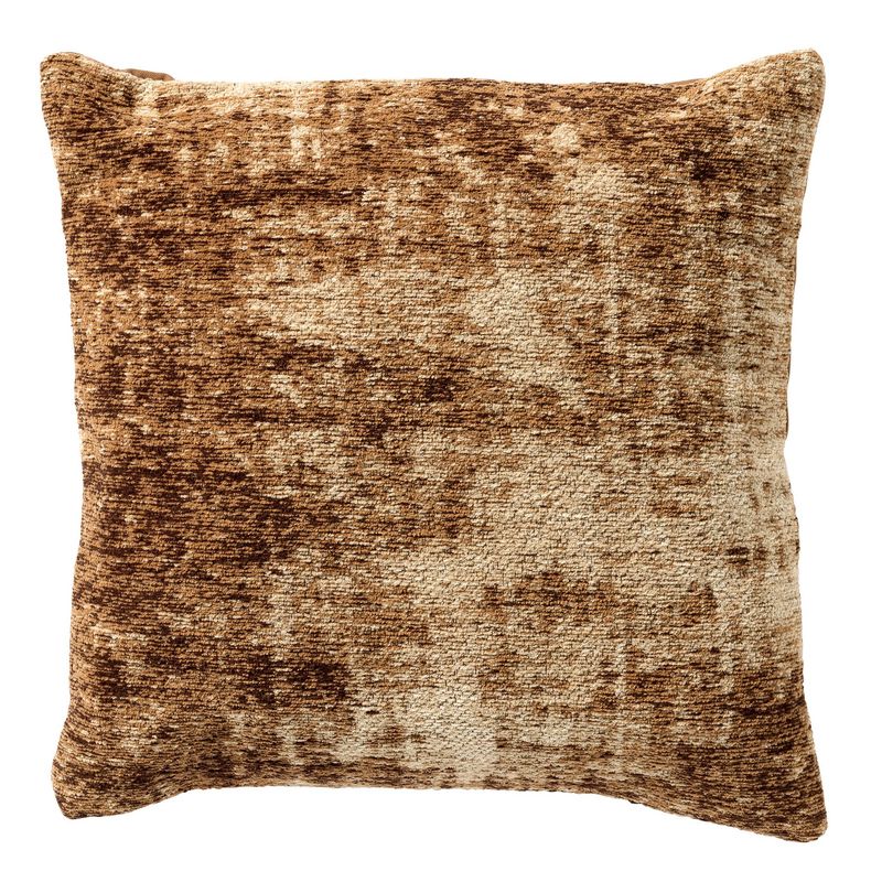 LORY - Sierkussen 45x45 cm - vintage look - Tobacco Brow