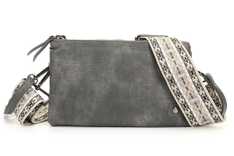 Dark grey schoudertasje / crossbody Sheffield