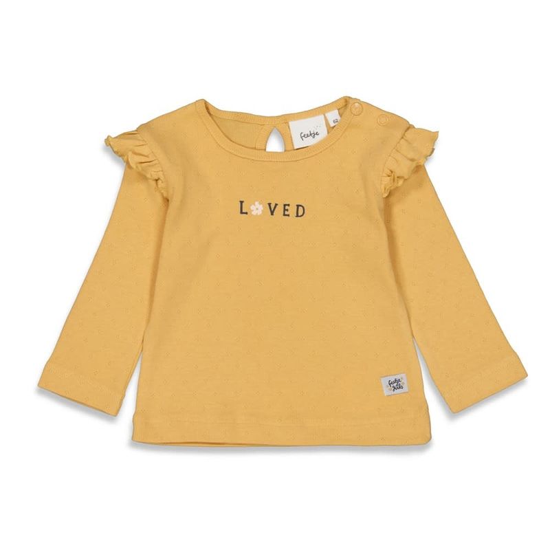 Feetje - Longsleeve aop - bloomokergeel