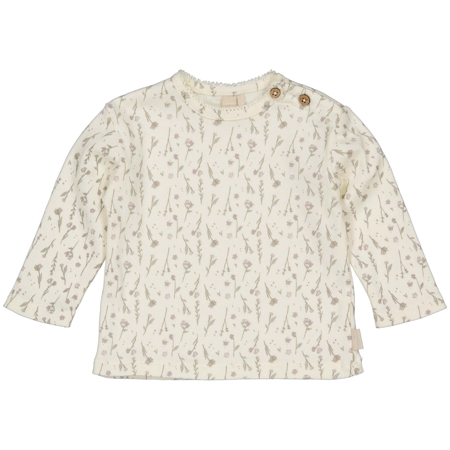 Keisha shirt AOP white Flower